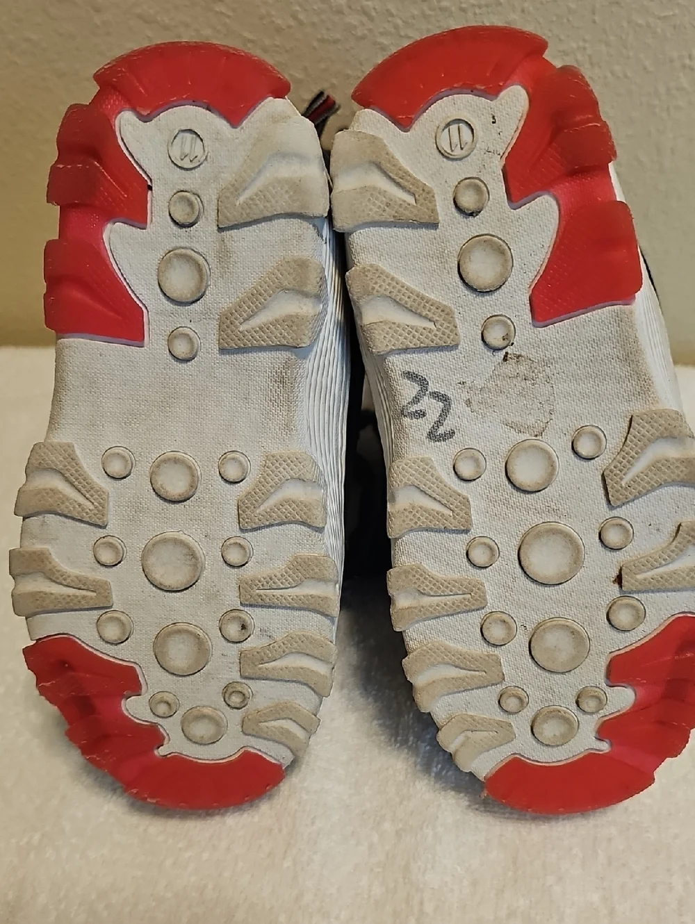 Disney Mickey Kids Black and Red Strap Boots